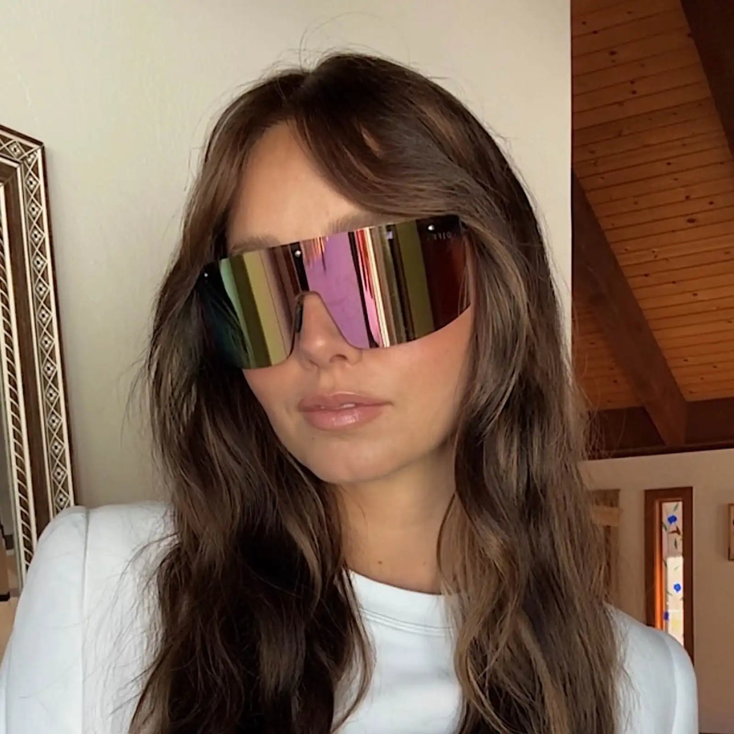 GRANDSLAM - GOLD + SHERBET RAINBOW MIRROR + POLARIZED SUNGLASSES