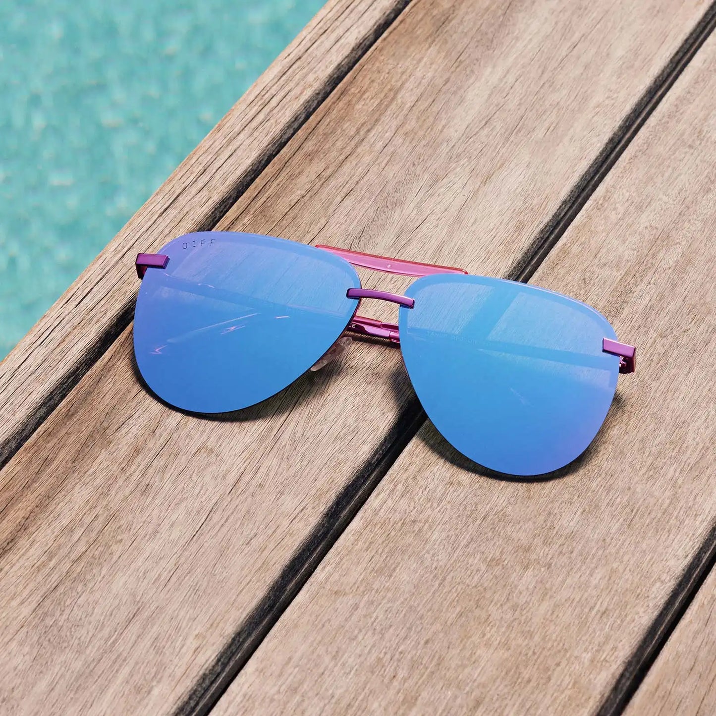TAHOE - PINK RUSH METALLIC + PINK RUSH MIRROR SUNGLASSES