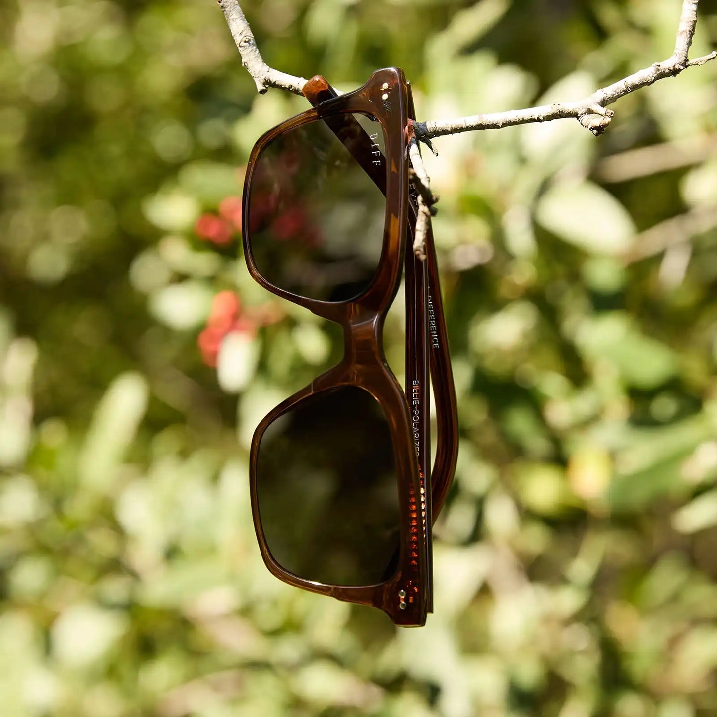 BILLIE - WHISKEY + GREY POLARIZED SUNGLASSES