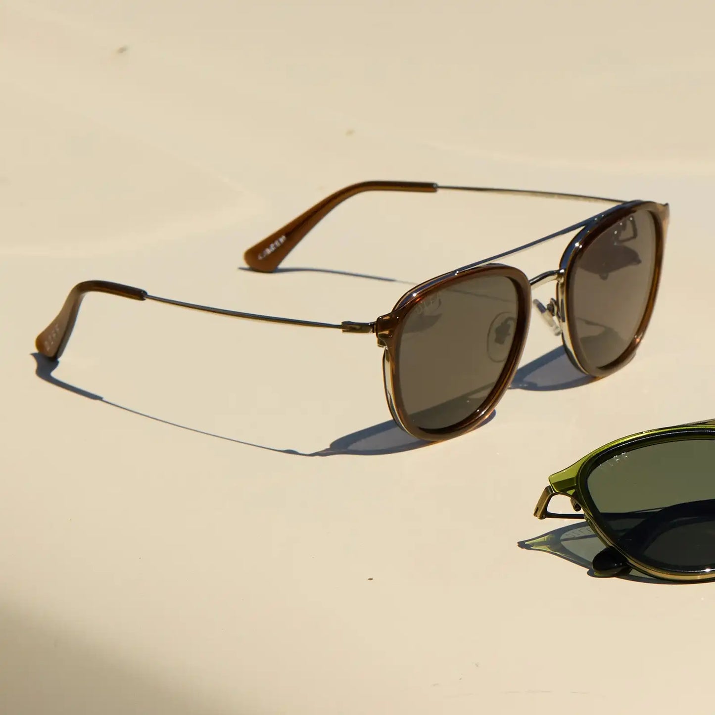 CAMDEN - WHISKEY + GREY POLARIZED SUNGLASSES