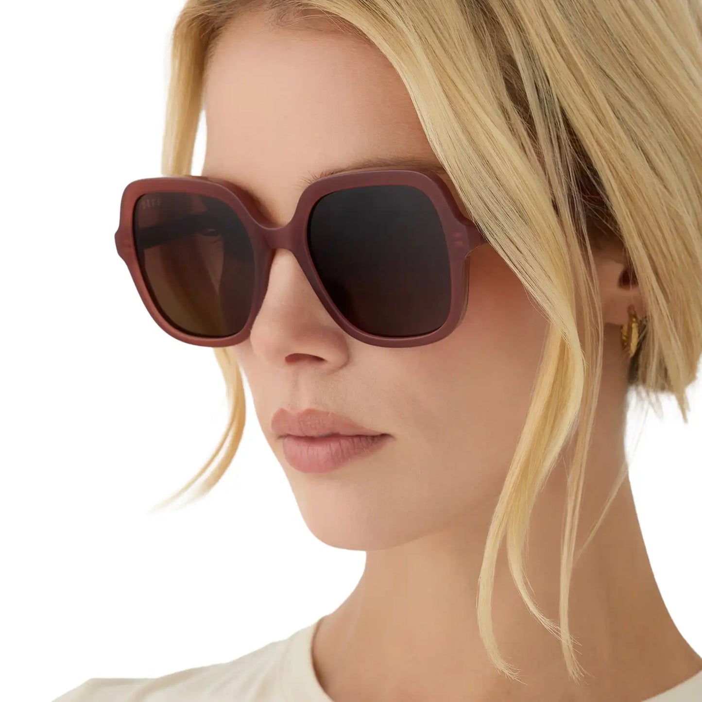 MARLO - TERRACOTTA + BROWN GRADIENT + POLARIZED + SUNGLASSES