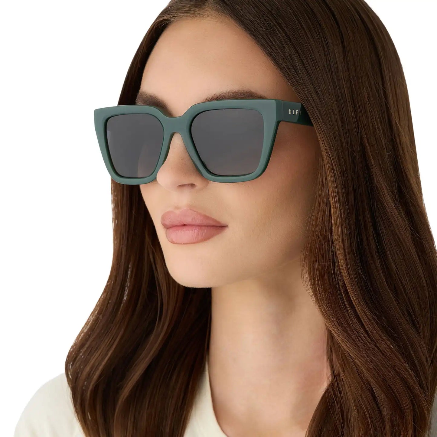 AMARA - FAIRWAY GREEN + GREY GRADIENT + POLARIZED SUNGLASSES