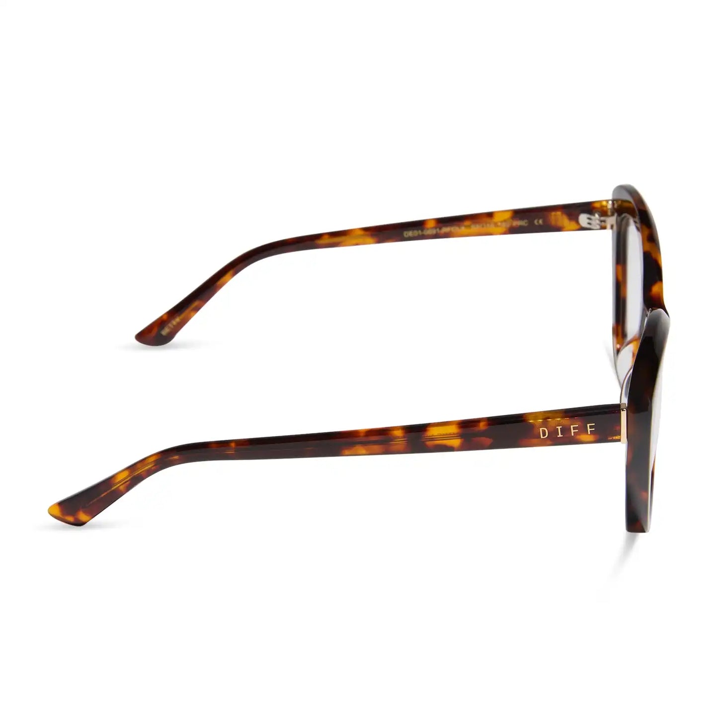 BETTY - RICH TORTOISE + GLASSES
