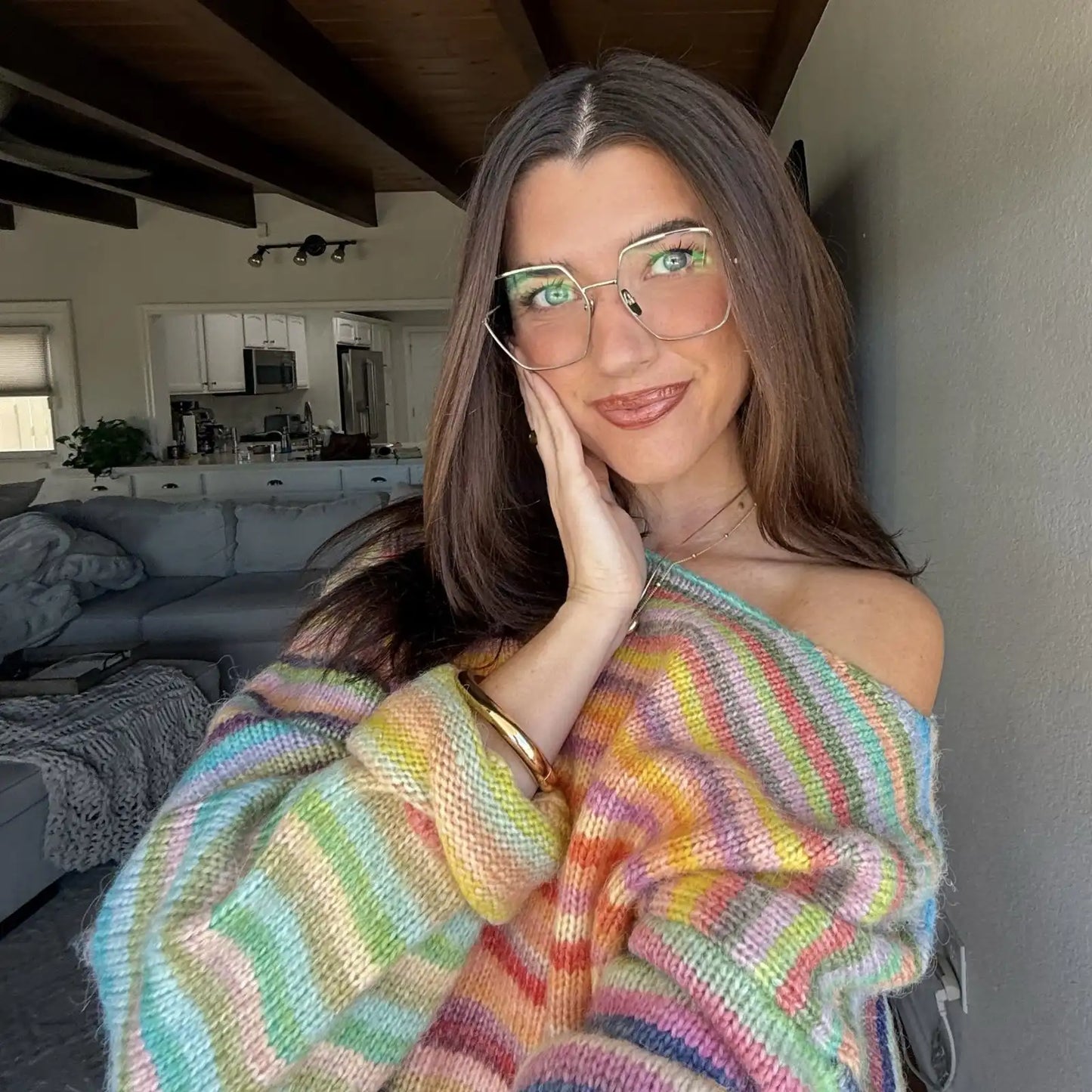 HARLOWE - SILVER + GLASSES