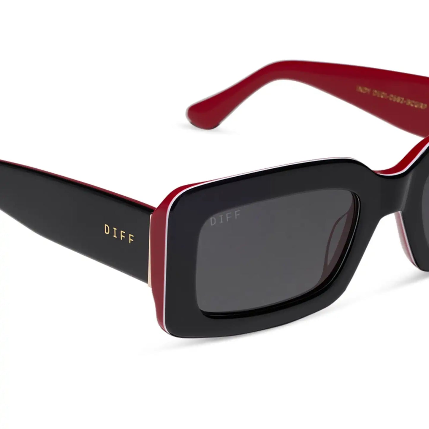 INDY - BLACK, WHITE & RED + GREY + POLARIZED + SUNGLASSES
