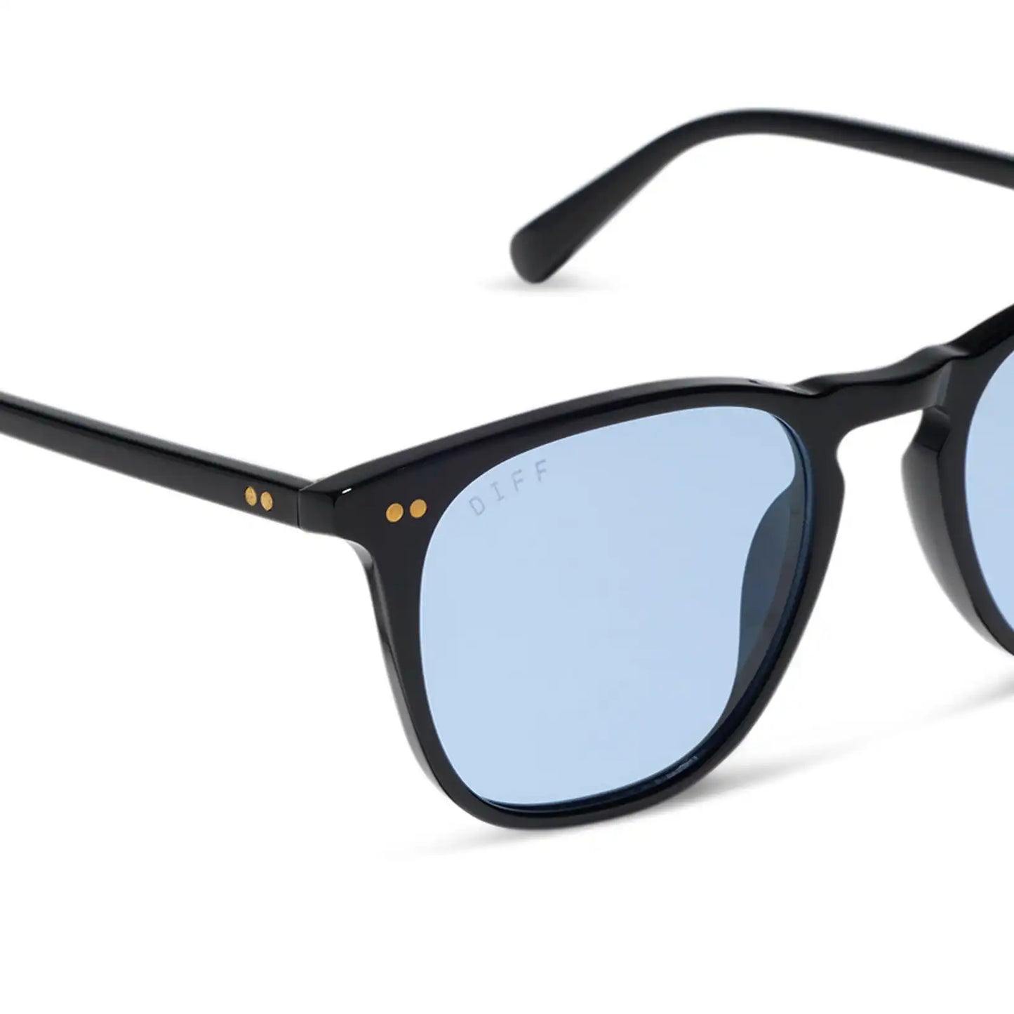 MAXWELL XL - BLACK + LIGHT BLUE TINT SUNGLASSES
