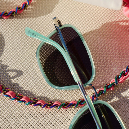 HOPE - BRONCO BLUE + GREY GRADIENT + POLARIZED SUNGLASSES