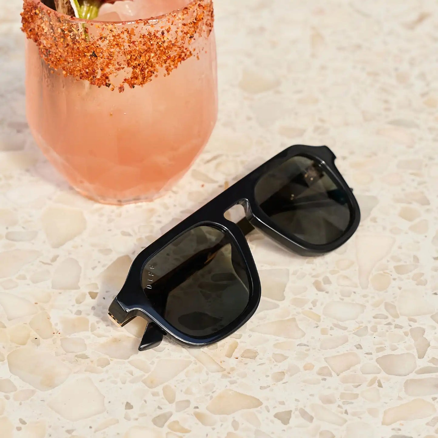 SIMS - BLACK + GREY GRADIENT + POLARIZED SUNGLASSES