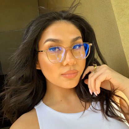 NOEL - ROSE CRYSTAL + BLUE LIGHT TECHNOLOGY GLASSES