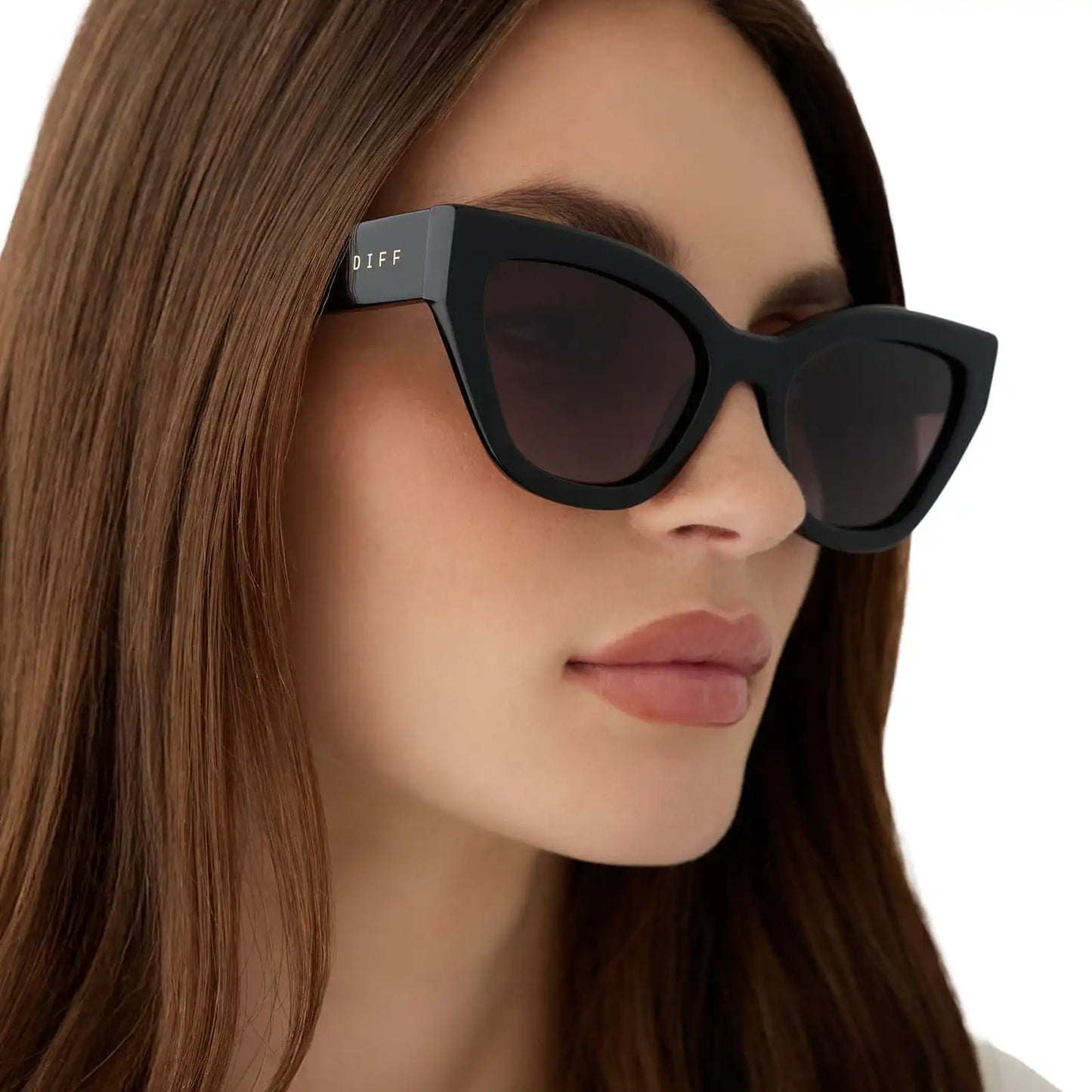 EMILY - BLACK + BROWN GRADIENT + POLARIZED SUNGLASSES