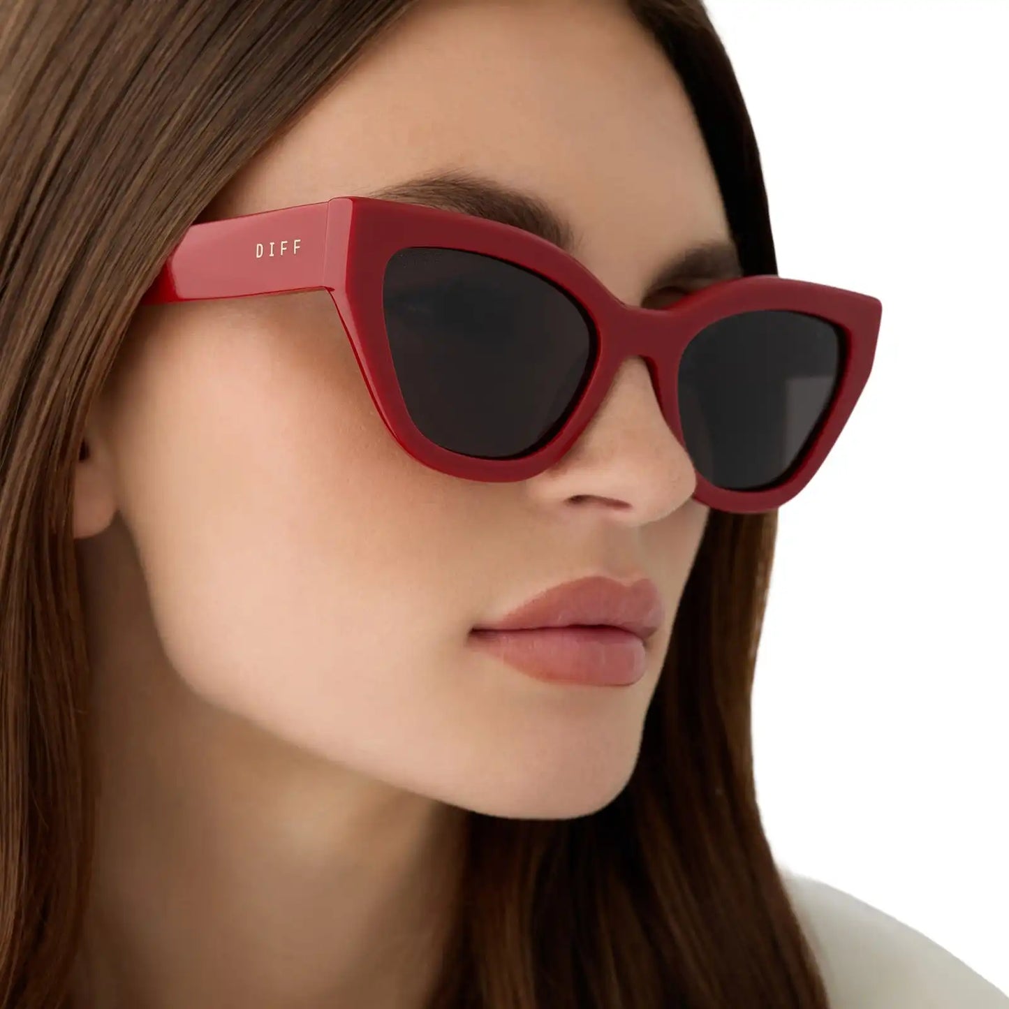 EMILY - RED + GREY + POLARIZED SUNGLASSES