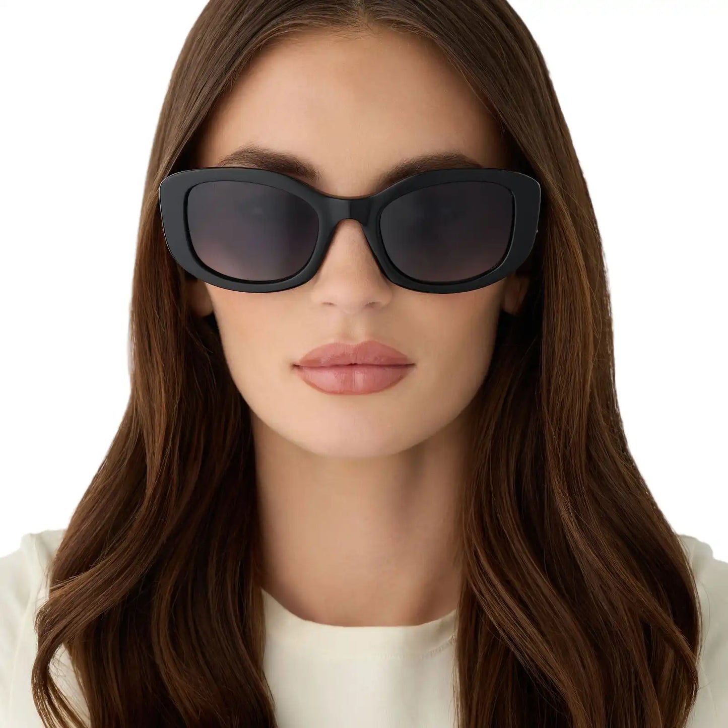MIRANDA - BLACK + GREY GRADIENT + POLARIZED SUNGLASSES