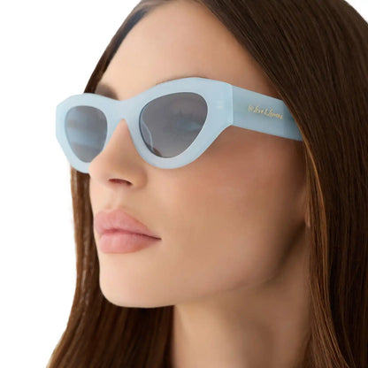 LUCY - PASTEL BLUE + BLUE GRADIENT + POLARIZED SUNGLASSES
