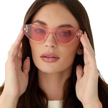 LUCY - PASTEL PINK + ROSE SUNGLASSES