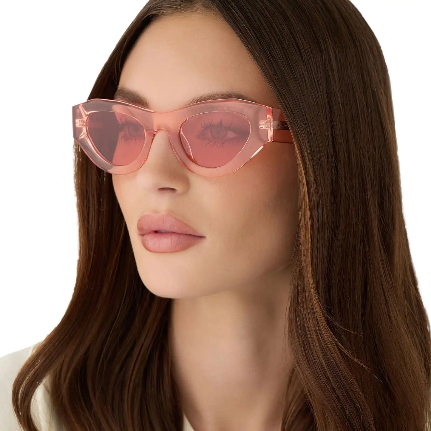LUCY - PASTEL PINK + ROSE SUNGLASSES