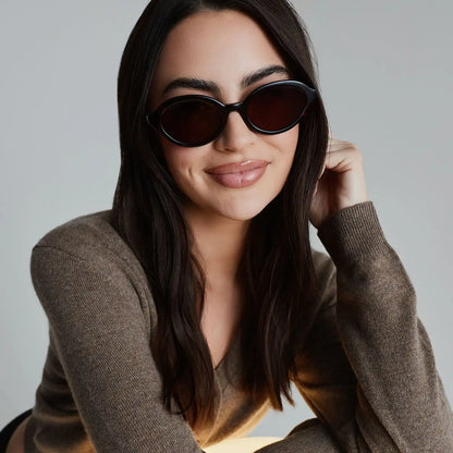 JULIA - CEDAR TORTOISE + BROWN SUNGLASSES