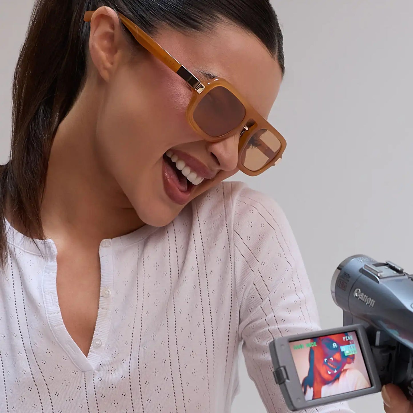 NAOMI - MANGO + CHAMPAGNE TINT SUNGLASSES