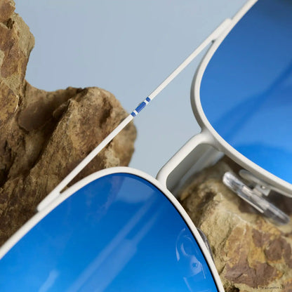 BLUE SQUADRON - REBEL PILOT + WHITE + BLUE MIRROR SUNGLASSES