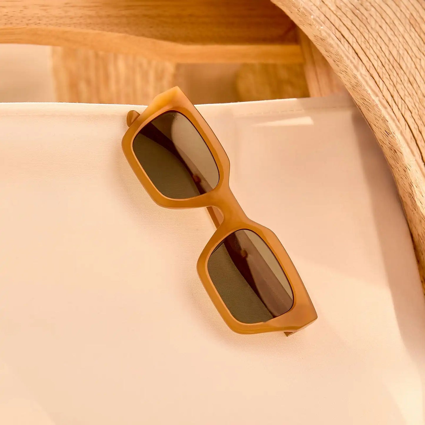 SOLANA - CARAMEL + G15 + POLARIZED SUNGLASSES