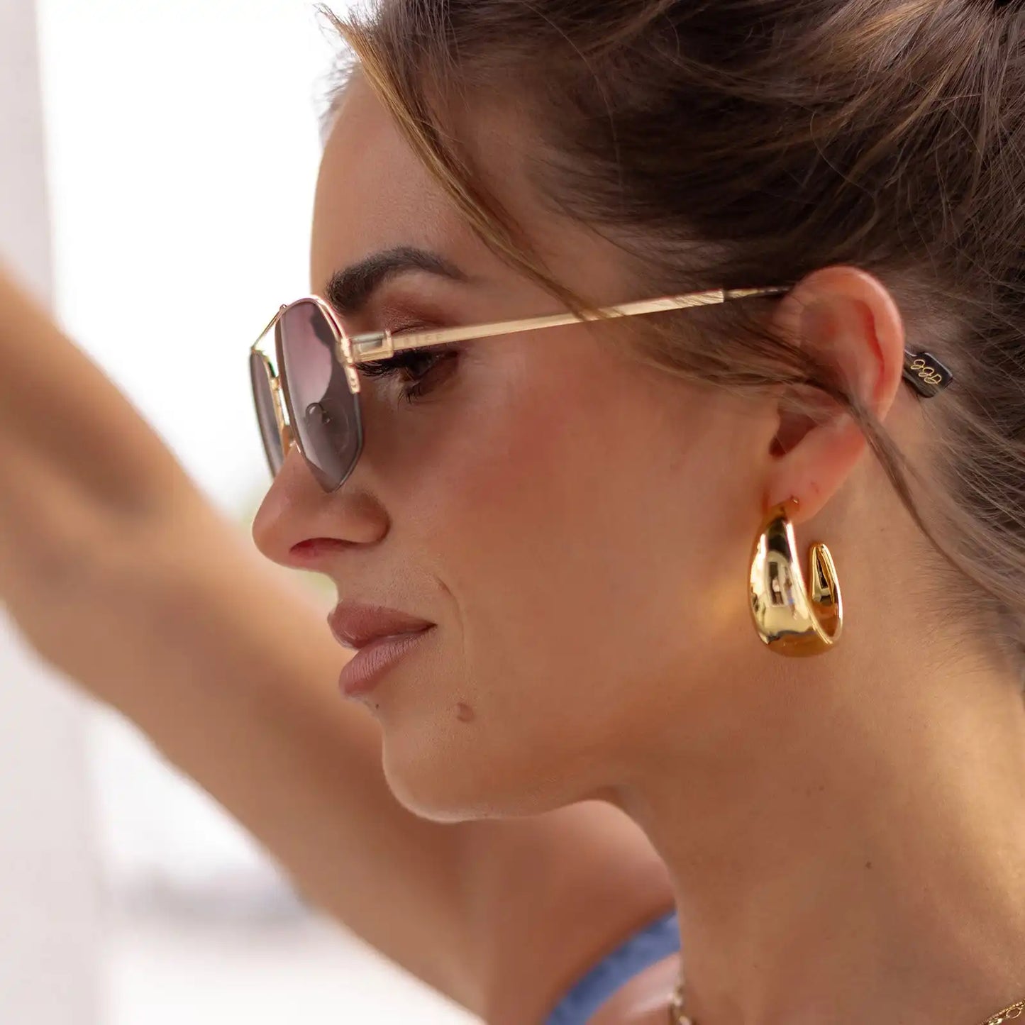 DESTINY - GOLD + BROWN GRADIENT + SUNGLASSES