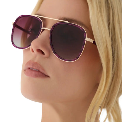 CHESHIRE CAT - PURPLE + PINK GRADIENT + SUNGLASSES