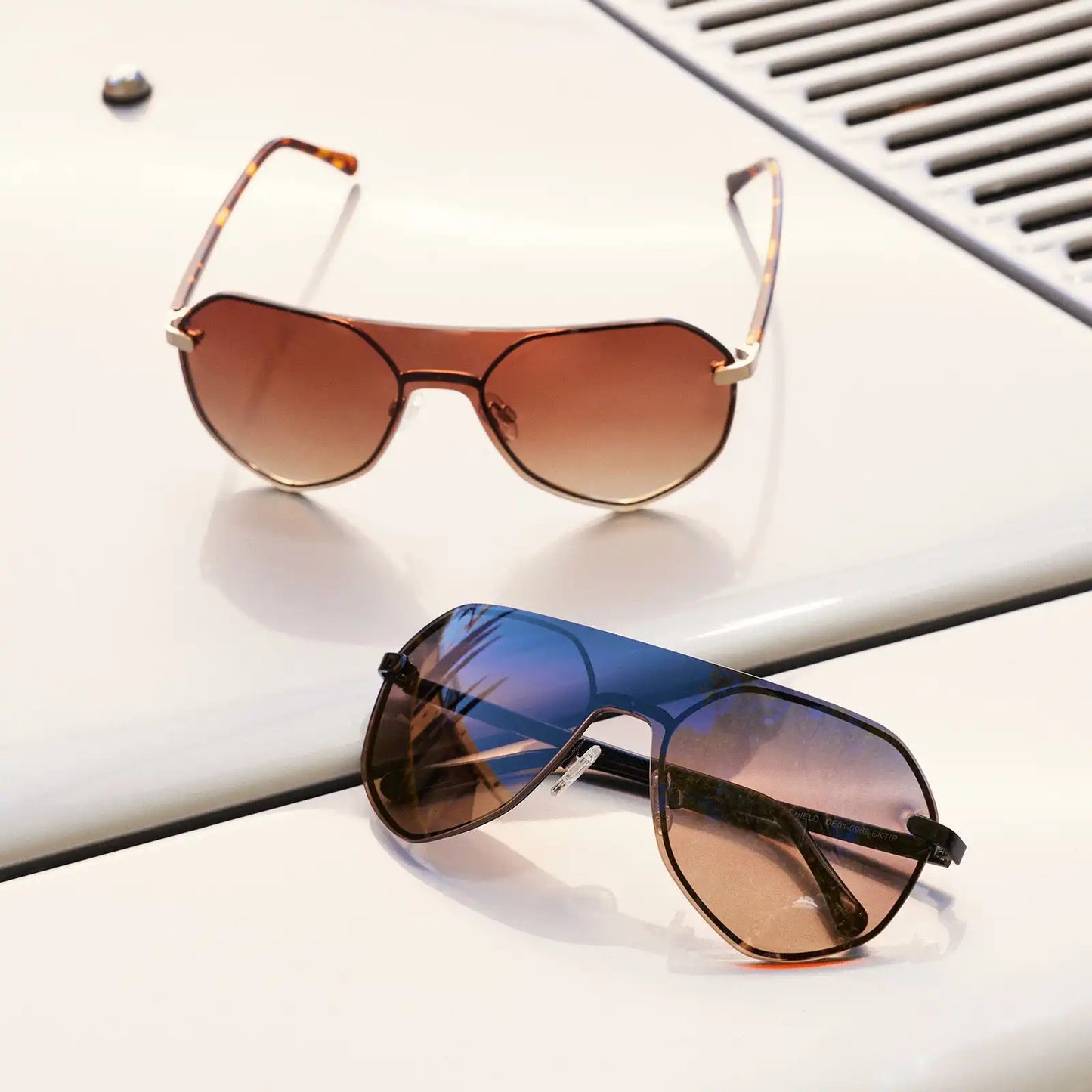 LONNIE - BLACK + TWILIGHT GRADIENT + POLARIZED + SUNGLASSES
