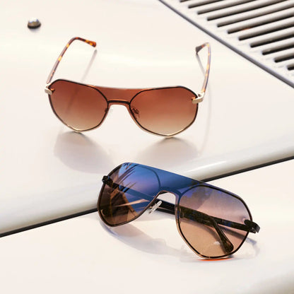 LONNIE - BLACK + TWILIGHT GRADIENT + POLARIZED + SUNGLASSES