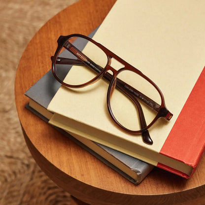 TATUM - WHISKEY CRYSTAL + BLUE LIGHT READERS