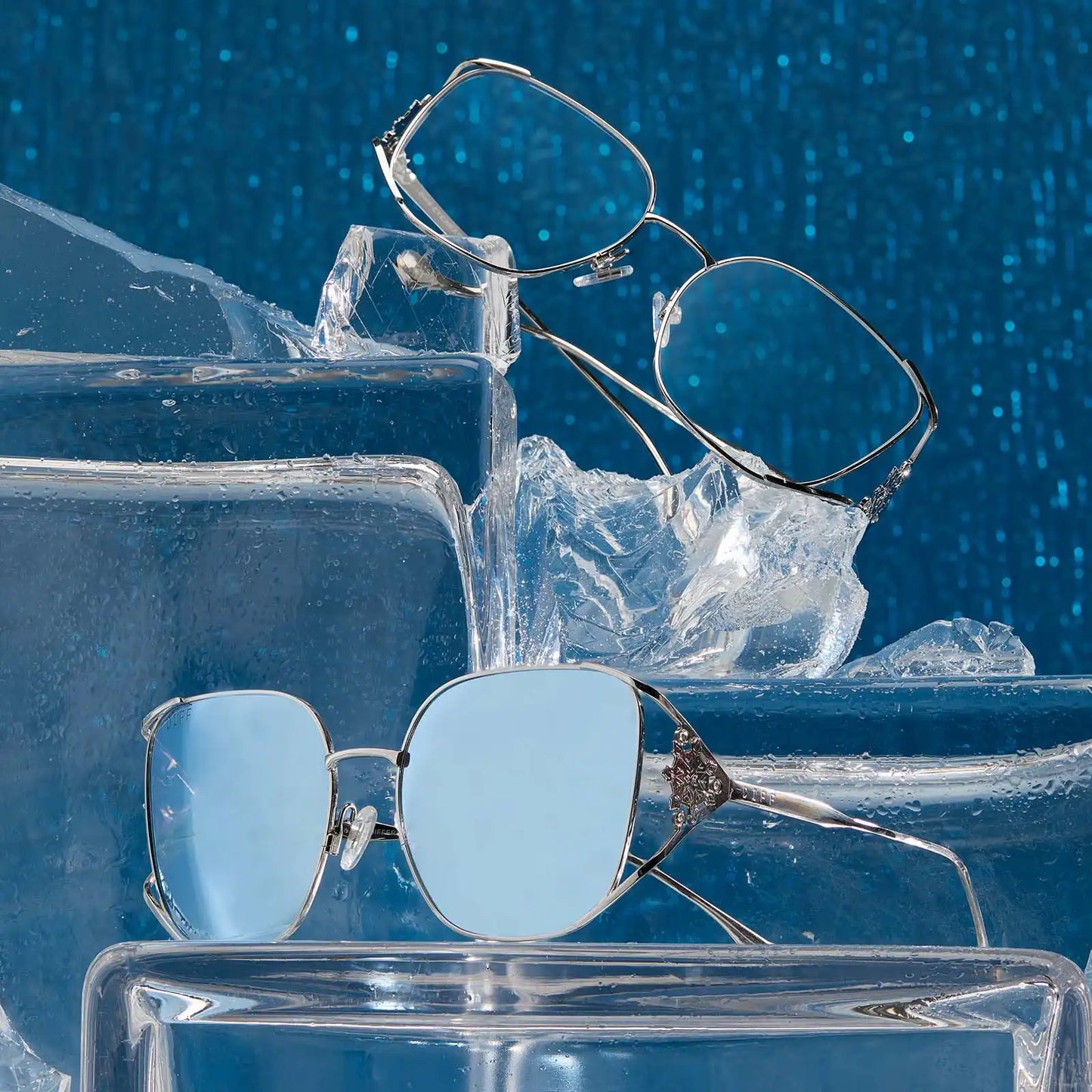 ELSA - COOL SILVER GLOSS METAL + GLASSES
