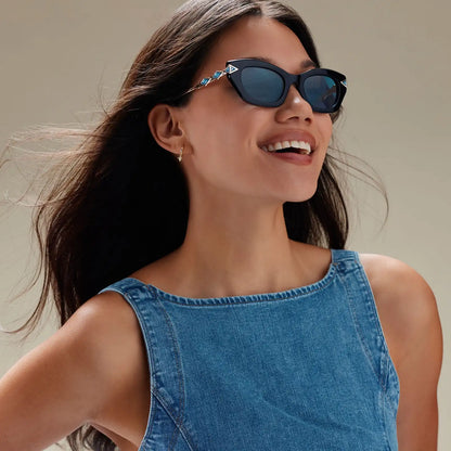JASMINE 2.0 - BLACK + TEAL + SUNGLASSES