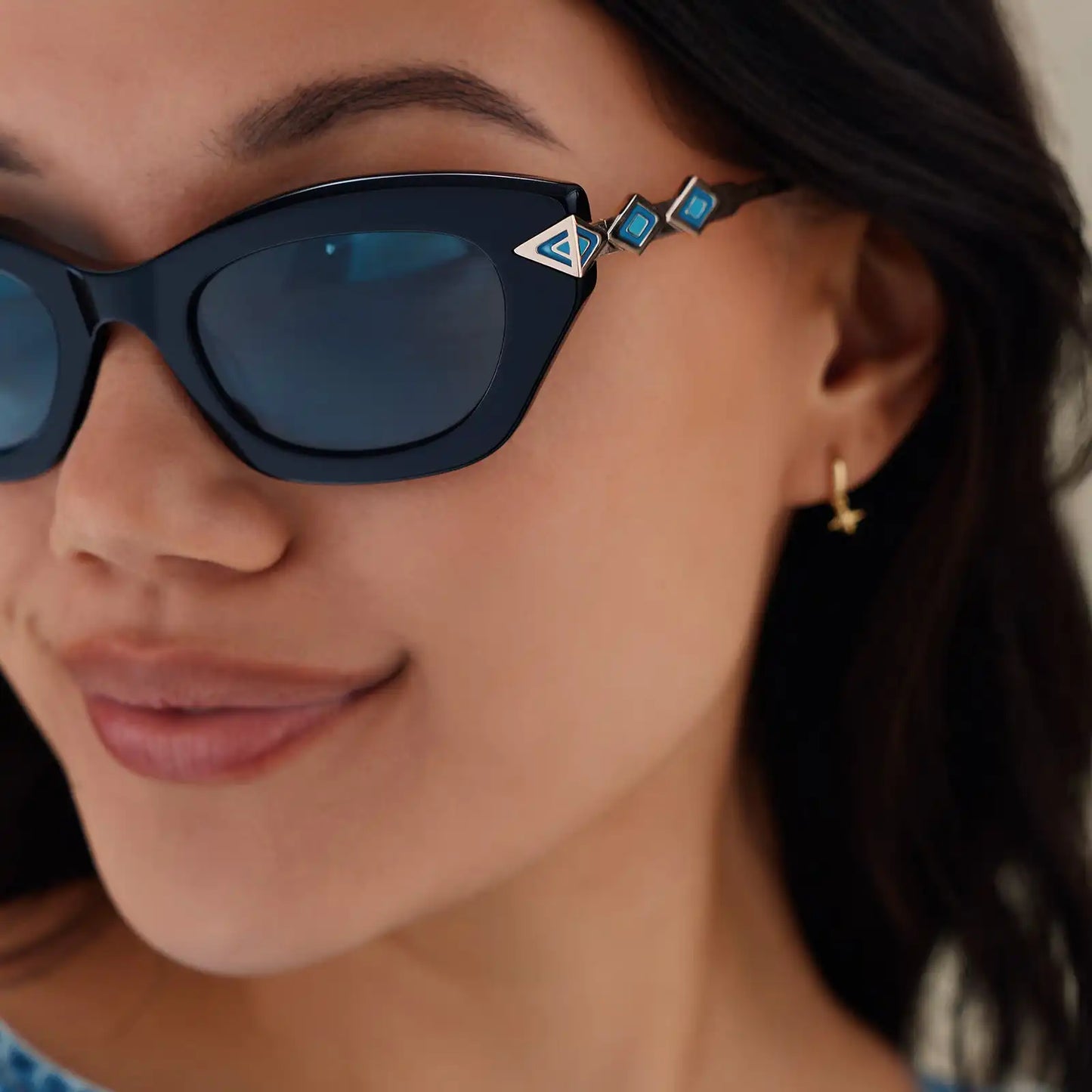 JASMINE 2.0 - BLACK + TEAL + SUNGLASSES