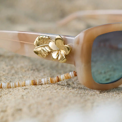 MOANA - BEIGE TORTOISE + SEAFOAM GREEN + SUNGLASSES