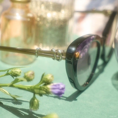 GILLIAN - BLACK + PURPLE GRADIENT + SUNGLASSES