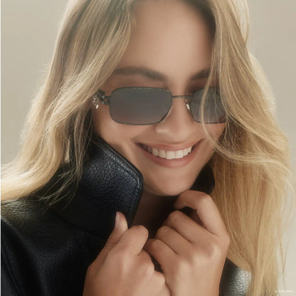 KYLIE - GUNMETAL + MAUVE + SUNGLASSES