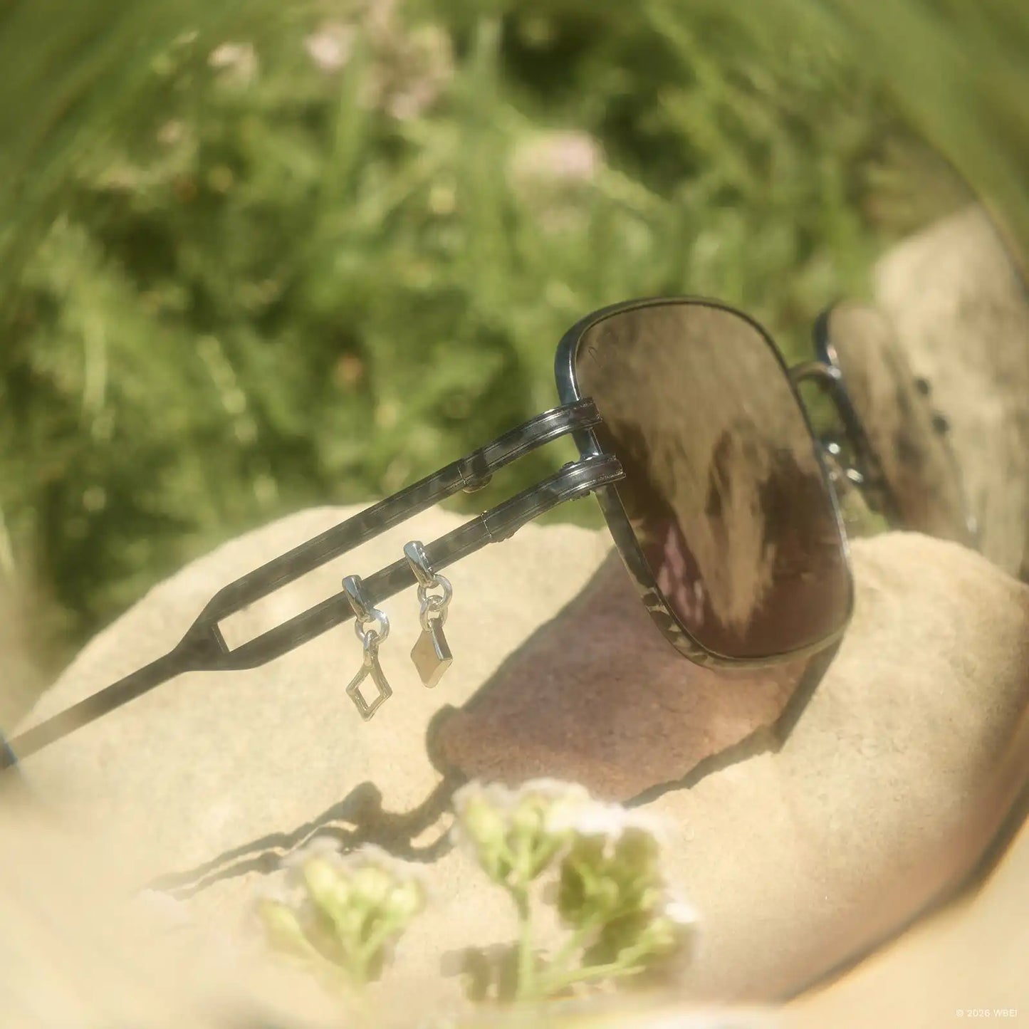 KYLIE - GUNMETAL + MAUVE + SUNGLASSES