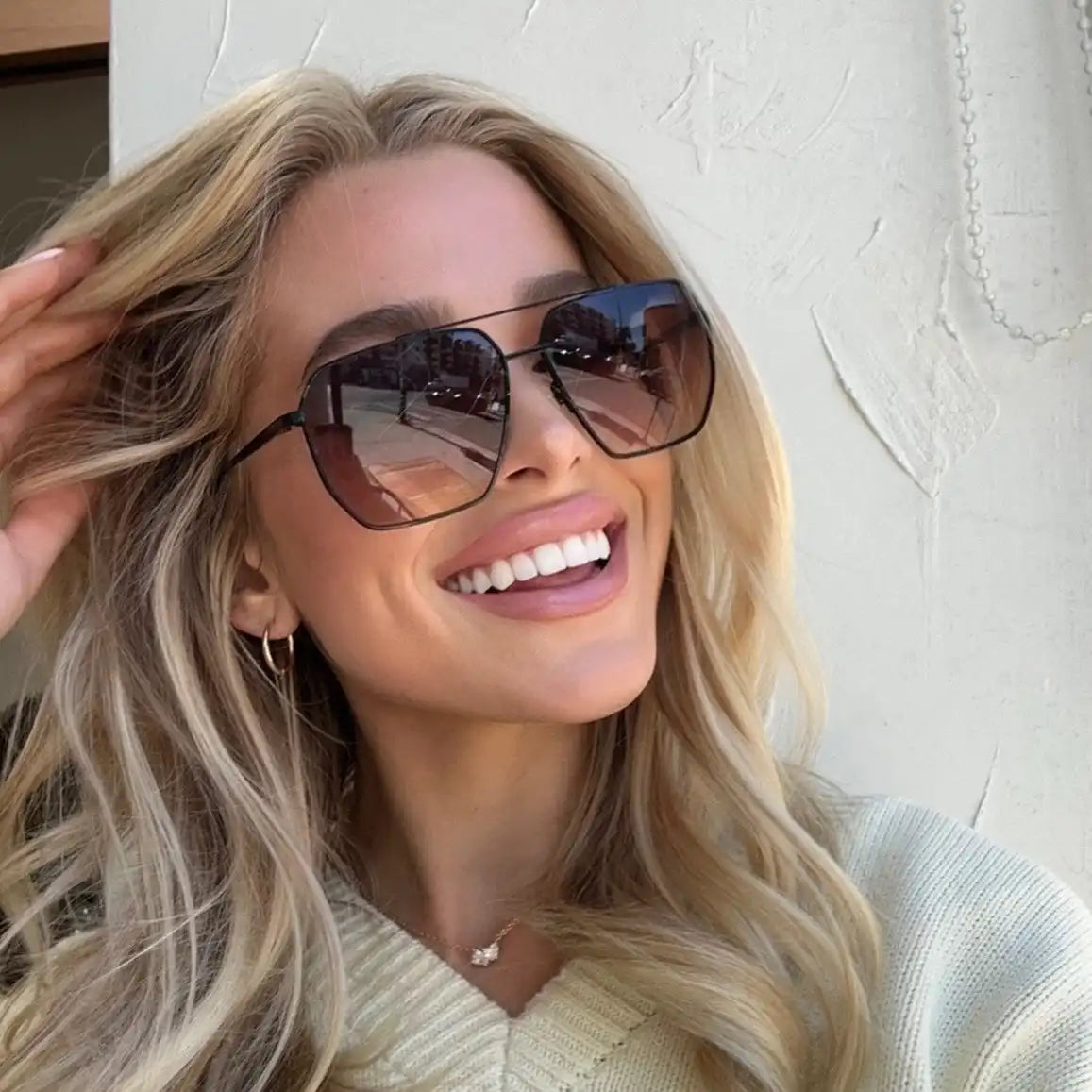 BERKELY - BLACK + TWILIGHT GRADIENT SUNGLASSES