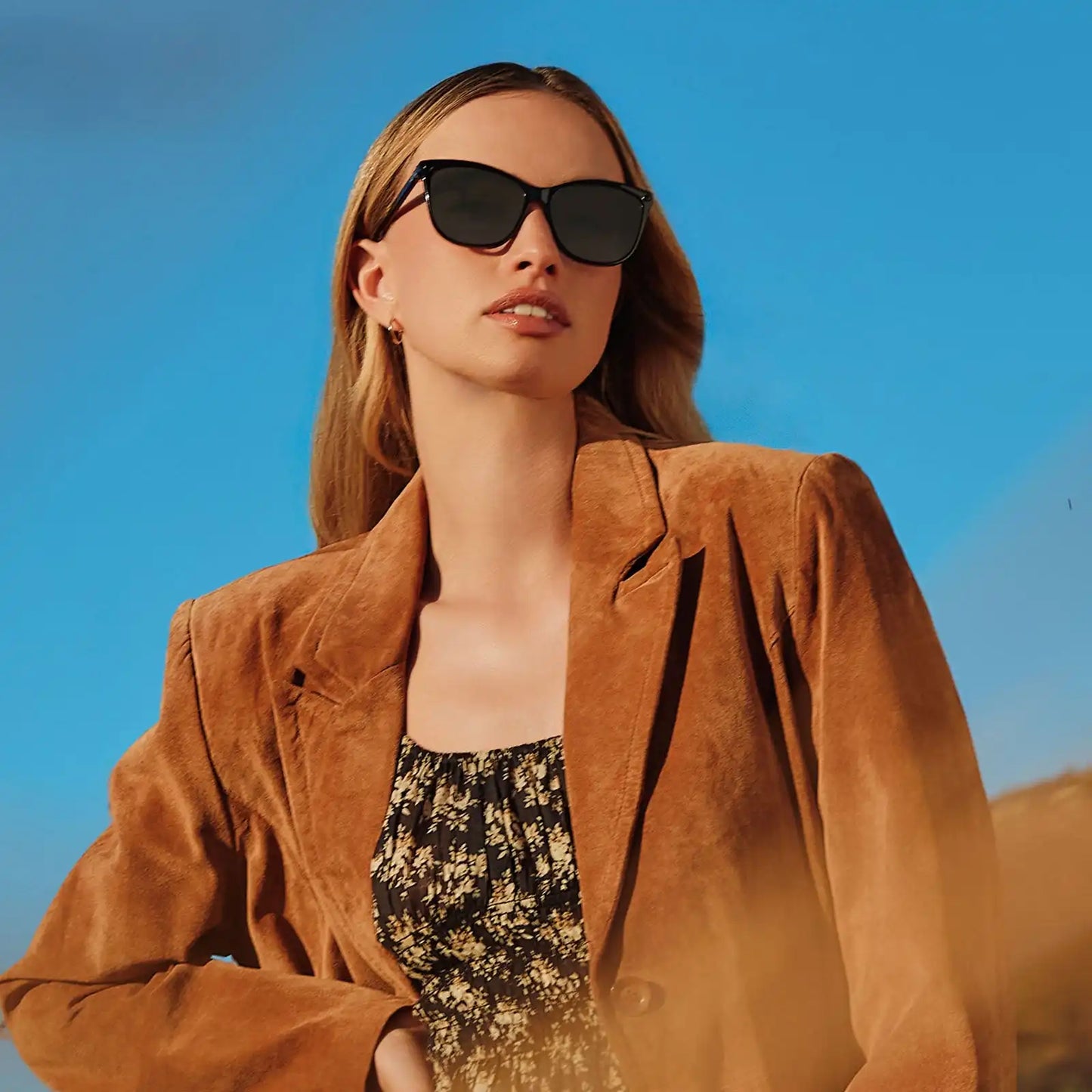BETH III - NIGHT SKY BLACK + GREY + POLARIZED SUNGLASSES