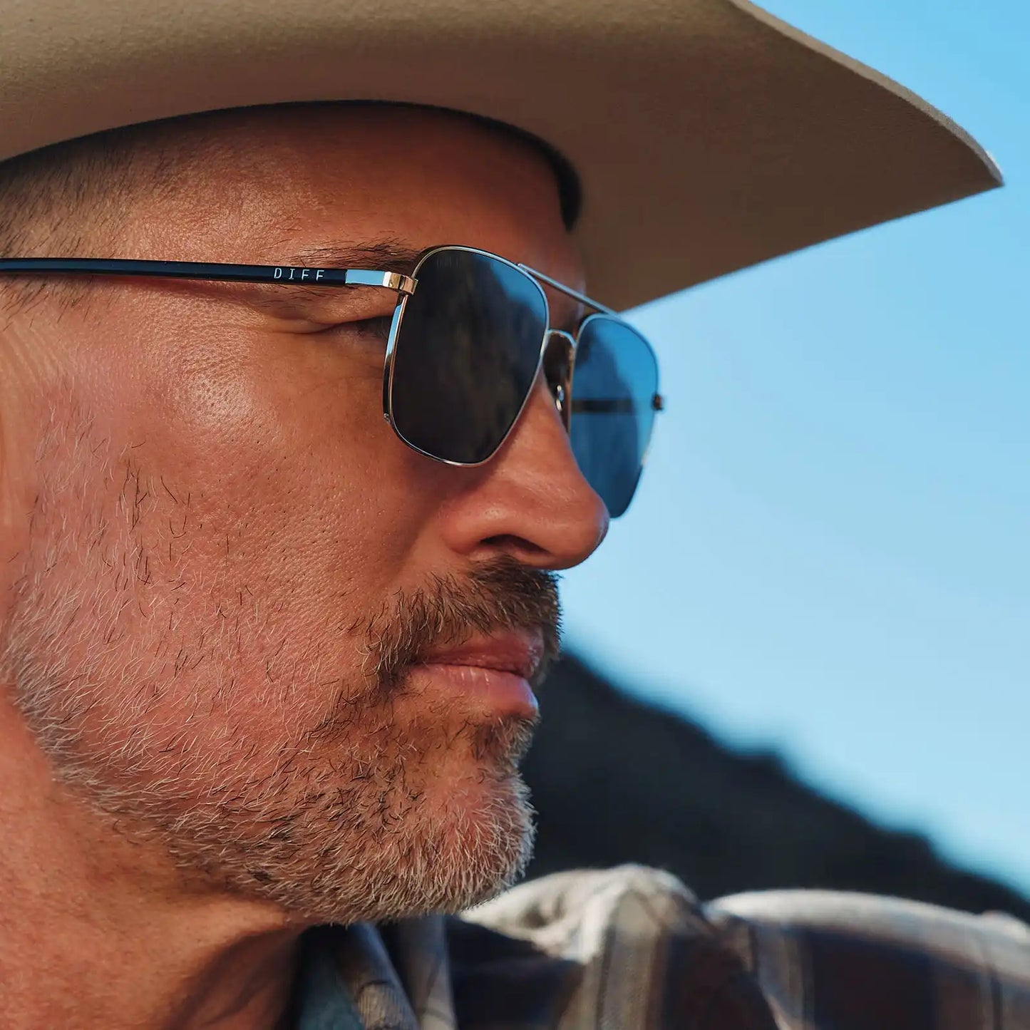 RIP WHEELER - BIG SKY SILVER + GREY + POLARIZED SUNGLASSES