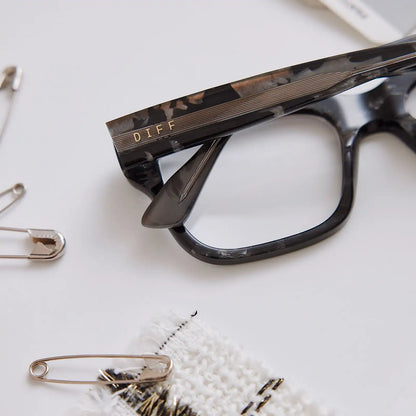 ALFIE - BLACK TORTOISE + GLASSES