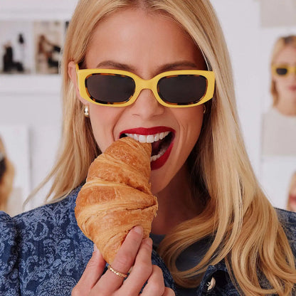 JULIEN LOW PROFILE - CITRON + TORTOISE + CHIC GREY SUNGLASSES