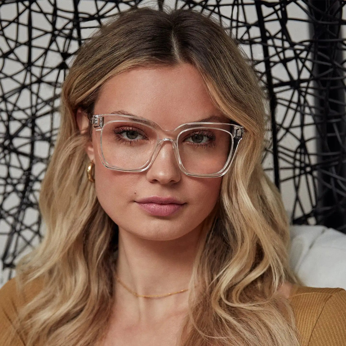 BELLA - CLEAR CRYSTAL + BLUE LIGHT TECHNOLOGY GLASSES