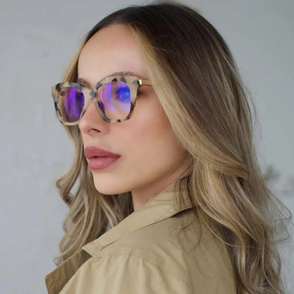 BELLA XS - CREAM TORTOISE + GLASSES