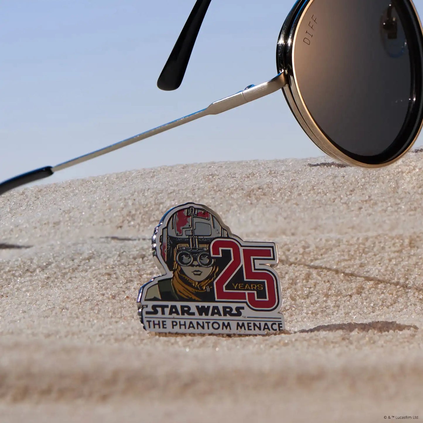 ANAKIN™ - PODRACER™ + GALACTIC BRUSHED SILVER + GLASSES