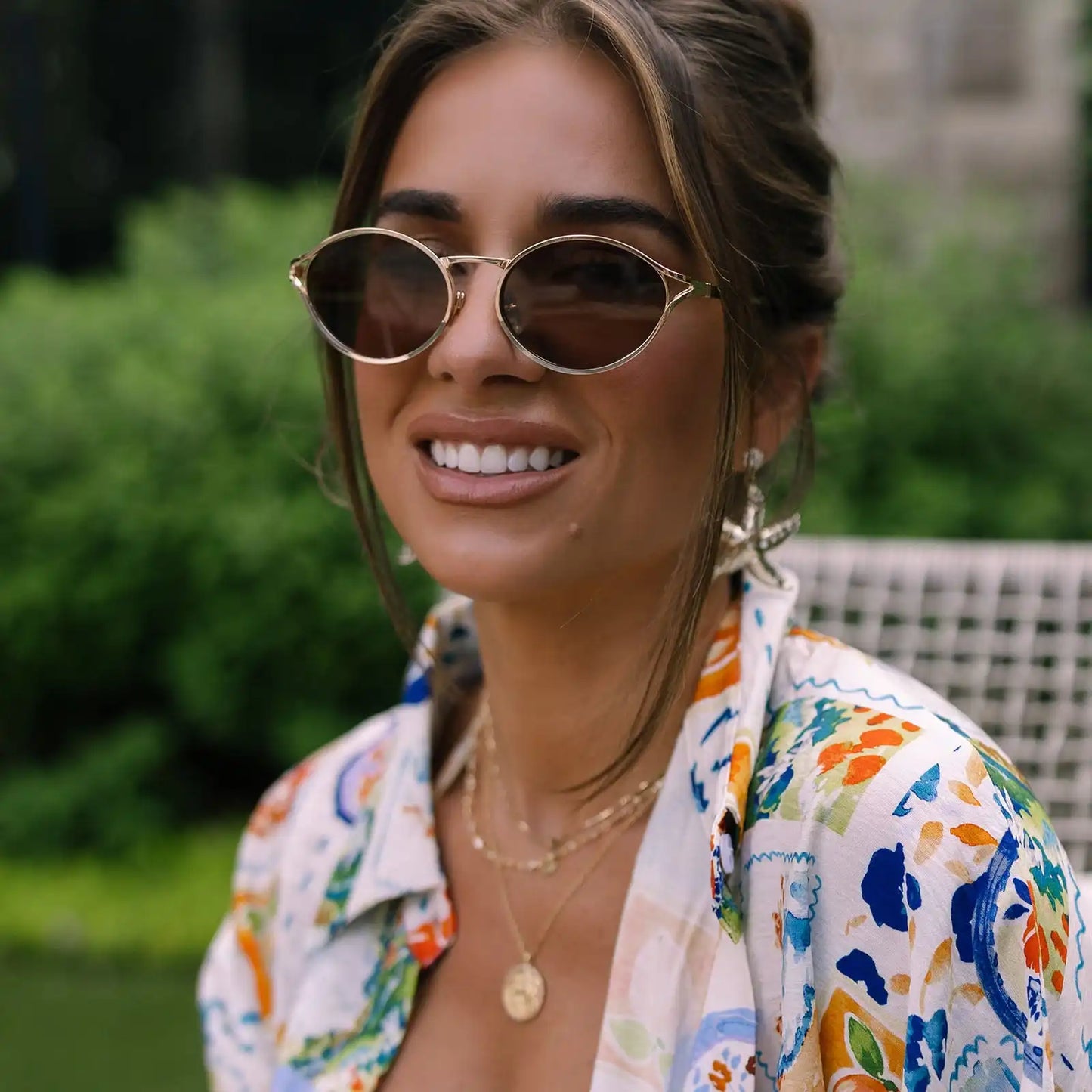 LIMONCELLO - GOLD + BROWN SUNGLASSES