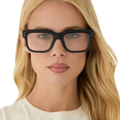 CASH - BLACK + GLASSES