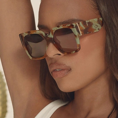 LIVIA - IONIAN TORTOISE + TRUFFLE + POLARIZED SUNGLASSES