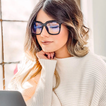 BELLA - BLACK + GLASSES
