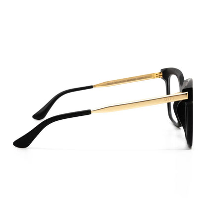 BELLA - MATTE BLACK + GLASSES