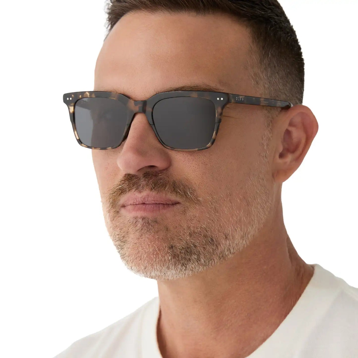 BILLIE - ESPRESSO TORTOISE + GREY + POLARIZED SUNGLASSES