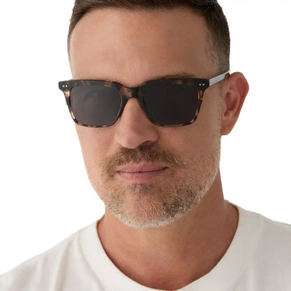BILLIE - ESPRESSO TORTOISE + GREY + POLARIZED SUNGLASSES